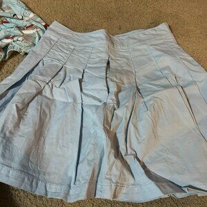 light blue Hollister skirt